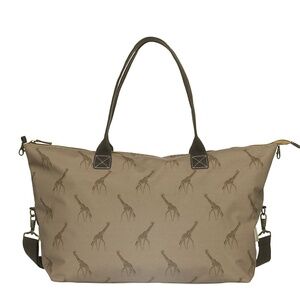 New Giraffe Tan w/Teal Strap Sophie Allport‎ weekend bag